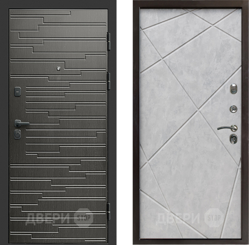 Дверь Престиж Rivera Лучи Бетон светлый в Пушкино