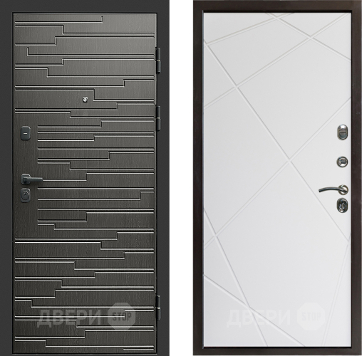 Дверь Престиж Rivera Лучи Бетон белый в Пушкино