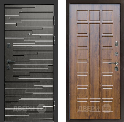Входная металлическая Дверь Престиж Rivera Престиж Дуб в Пушкино