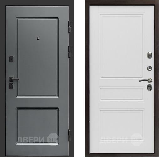 Входная металлическая Дверь Престиж Verona Классика Лиственница белая в Пушкино