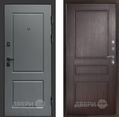 Входная металлическая Дверь Престиж Verona Классика Венге в Пушкино