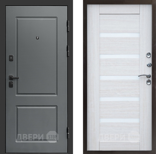 Входная металлическая Дверь Престиж Verona Царга Лиственница белая в Пушкино