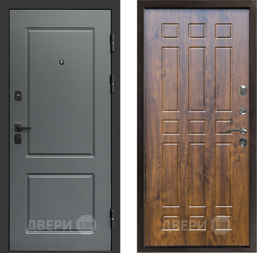 Входная металлическая Дверь Престиж Verona Спарта Дуб в Пушкино