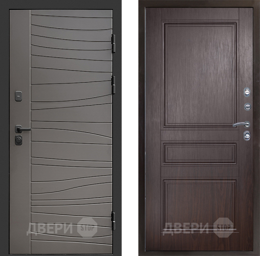 Входная металлическая Дверь Престиж Siciliya Классика Венге в Пушкино