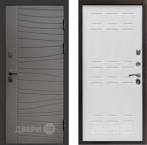 Входная металлическая Дверь Престиж Siciliya Спарта Белое дерево в Пушкино