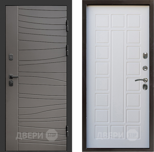 Входная металлическая Дверь Престиж Siciliya Престиж Белое дерево в Пушкино