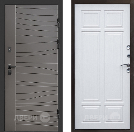 Входная металлическая Дверь Престиж Siciliya Премиум Лиственница белая в Пушкино