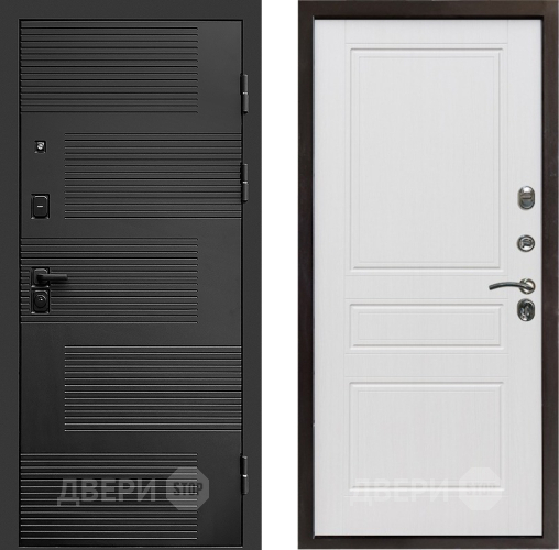 Входная металлическая Дверь Престиж Favorit Классика Белое дерево в Пушкино