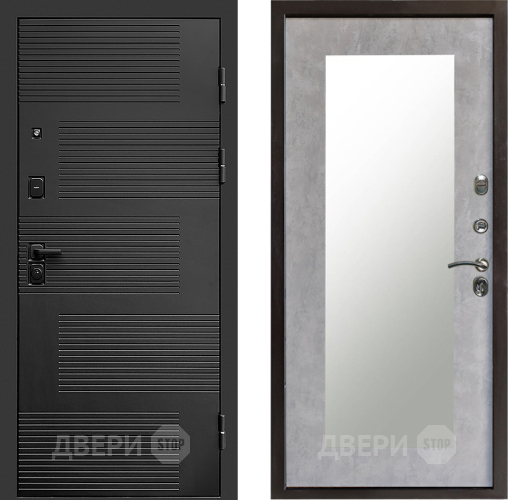 Дверь Престиж Favorit Зеркло Пастораль Бетон светлый в Пушкино