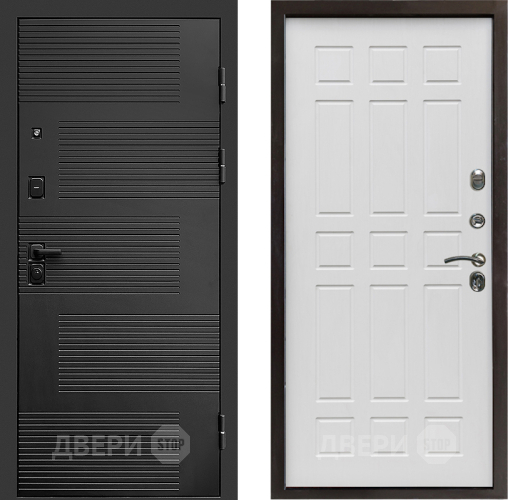 Входная металлическая Дверь Престиж Favorit Спарта Белое дерево в Пушкино