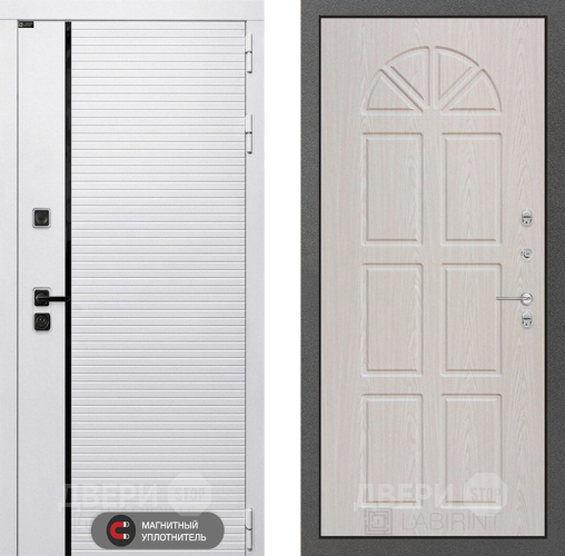 Входная металлическая Дверь Лабиринт (LABIRINT) Royal 15 VINORIT Алмон 25 в Пушкино