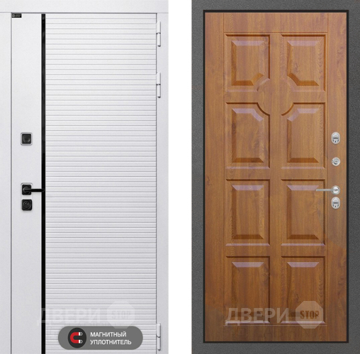 Входная металлическая Дверь Лабиринт (LABIRINT) Royal 17 Дуб золото в Пушкино