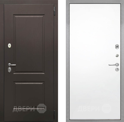 Входная металлическая Дверь Интекрон (INTECRON) Кампо Гладкая Силк Сноу в Пушкино