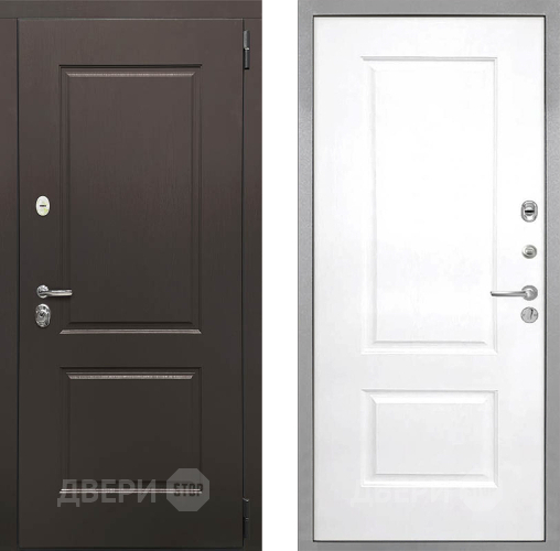 Входная металлическая Дверь Интекрон (INTECRON) Кампо Альба Роял Вуд белый в Пушкино