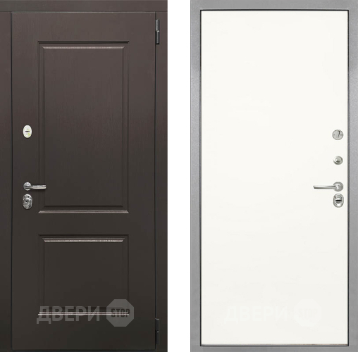 Входная металлическая Дверь Интекрон (INTECRON) Кампо Гладкая Слоновая кость в Пушкино