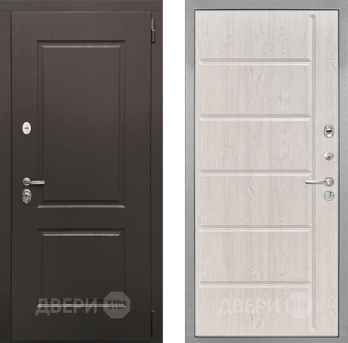 Входная металлическая Дверь Интекрон (INTECRON) Кампо ФЛ-102 Сосна белая в Пушкино