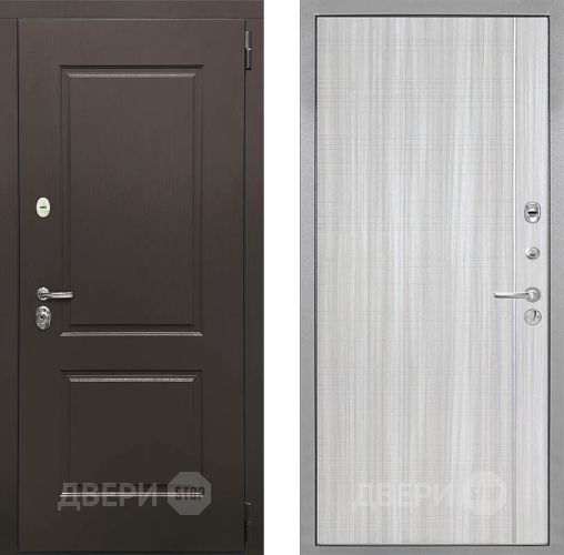 Входная металлическая Дверь Интекрон (INTECRON) Кампо В-07 с молдингом Сандал белый в Пушкино