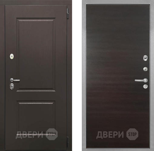 Входная металлическая Дверь Интекрон (INTECRON) Кампо Гладкая Эковенге поперечный в Пушкино