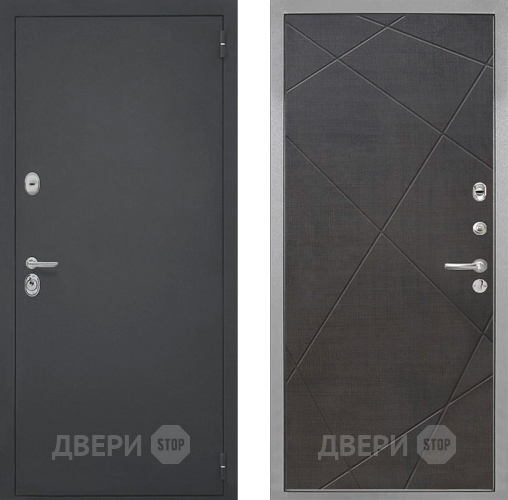 Входная металлическая Дверь Интекрон (INTECRON) Гектор Лучи-М Венге распил кофе в Пушкино