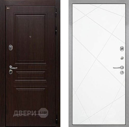 Дверь Интекрон (INTECRON) Брайтон Тиковое Дерево Лучи-М Софт милк в Пушкино