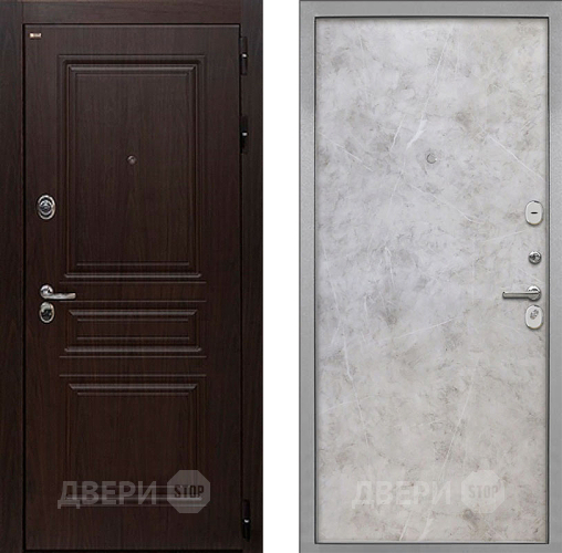 Дверь Интекрон (INTECRON) Брайтон Тиковое Дерево Гладкая Мрамор светлый в Пушкино