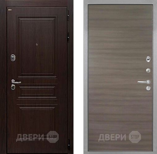 Дверь Интекрон (INTECRON) Брайтон Тиковое Дерево Гладкая Дуб тоскано поперечный в Пушкино