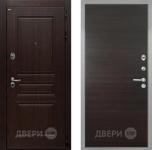 Дверь Интекрон (INTECRON) Брайтон Тиковое Дерево Гладкая Эковенге поперечный в Пушкино