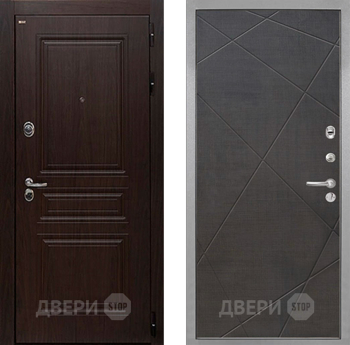 Дверь Интекрон (INTECRON) Брайтон Тиковое Дерево Лучи-М Венге распил кофе в Пушкино