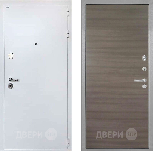 Входная металлическая Дверь Интекрон (INTECRON) Колизей White Гладкая Дуб тоскано поперечный в Пушкино