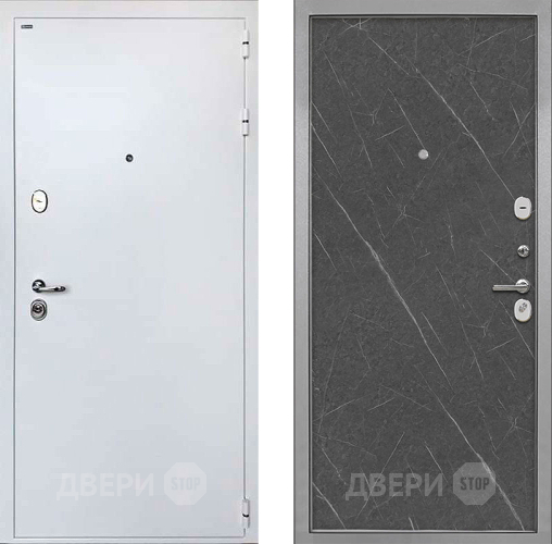 Дверь Интекрон (INTECRON) Колизей White Гладкая Гранит лава оникс в Пушкино