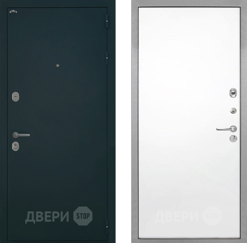 Входная металлическая Дверь Интекрон (INTECRON) Греция Гладкая Силк Сноу в Пушкино