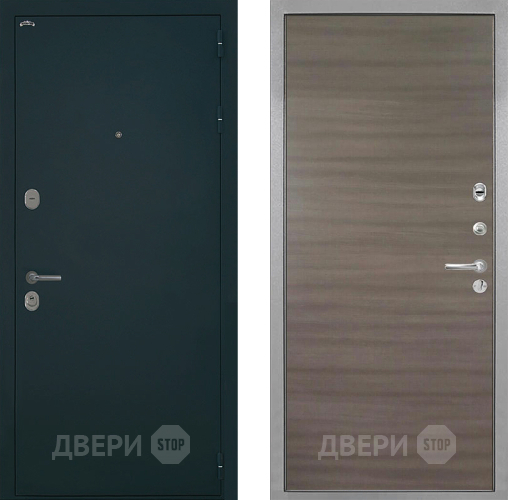 Входная металлическая Дверь Интекрон (INTECRON) Греция Гладкая Дуб тоскано поперечный в Пушкино