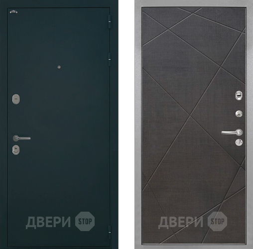 Входная металлическая Дверь Интекрон (INTECRON) Греция Лучи-М Венге распил кофе в Пушкино