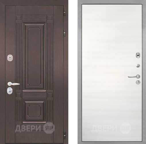 Входная металлическая Дверь Интекрон (INTECRON) Италия Гладкая Дуб сильвер поперечный в Пушкино