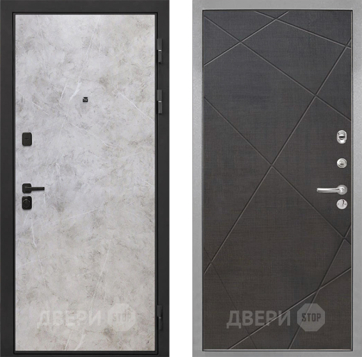 Дверь Интекрон (INTECRON) Профит Black Мрамор Светлый Лучи-М Венге распил кофе в Пушкино