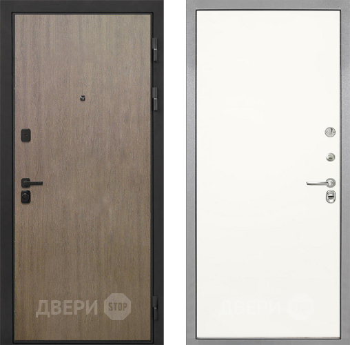 Входная металлическая Дверь Интекрон (INTECRON) Профит Black Венге Коричневый Гладкая Слоновая кость в Пушкино