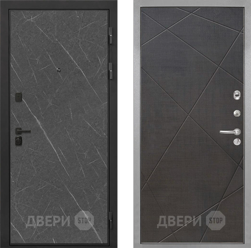 Дверь Интекрон (INTECRON) Профит Black Гранит Лава Оникс Лучи-М Венге распил кофе в Пушкино
