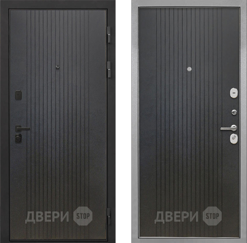 Входная металлическая Дверь Интекрон (INTECRON) Профит Black ФЛ-295 ФЛ-295 Лофт черный в Пушкино