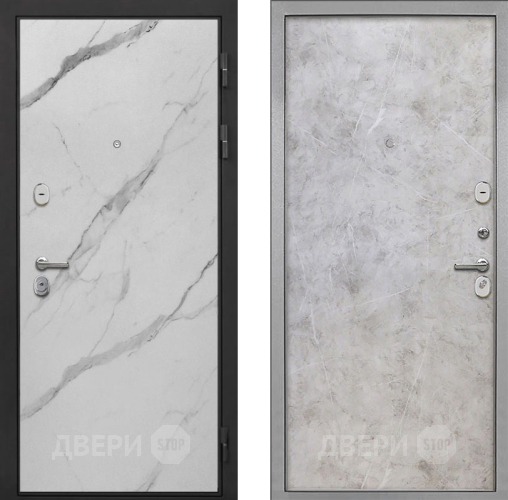 Дверь Интекрон (INTECRON) Гектор Мрамор Арктик Гладкая Мрамор светлый в Пушкино