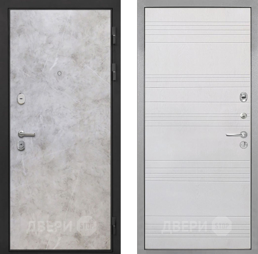 Дверь Интекрон (INTECRON) Гектор Мрамор Светлый ФЛ-316 Белый ясень в Пушкино