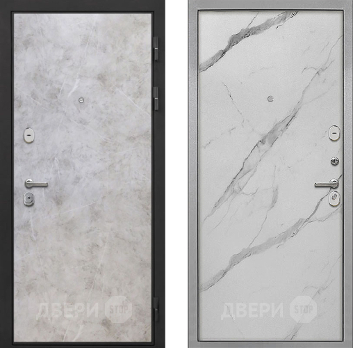 Входная металлическая Дверь Интекрон (INTECRON) Гектор Мрамор Светлый Гладкая Мрамор натуральный арктик в Пушкино