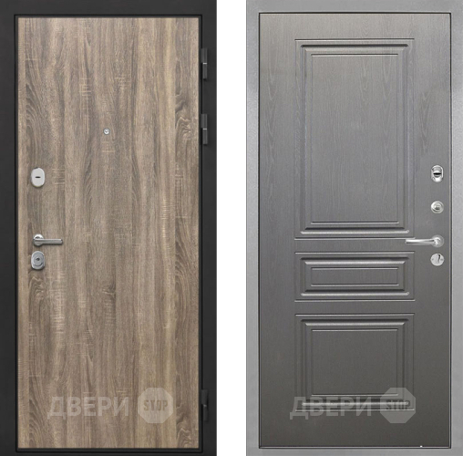 Дверь Интекрон (INTECRON) Гектор Дуб Турин ФЛ-243 Графит вуд дуб в Пушкино