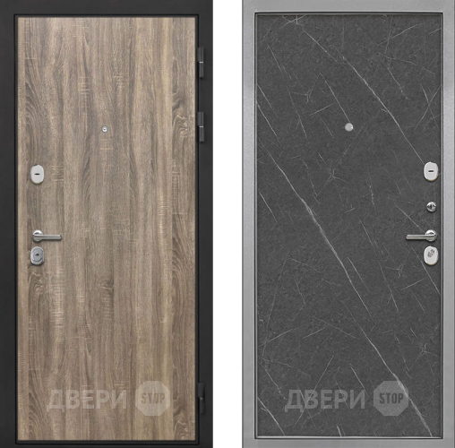 Дверь Интекрон (INTECRON) Гектор Дуб Турин Гладкая Гранит лава оникс в Пушкино