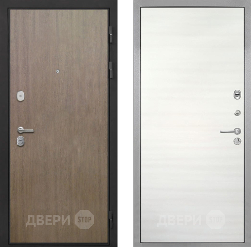 Дверь Интекрон (INTECRON) Гектор Венге Коричневый Гладкая Дуб сильвер поперечный в Пушкино