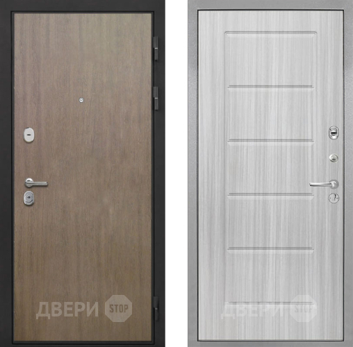 Входная металлическая Дверь Интекрон (INTECRON) Гектор Венге Коричневый ФЛ-39 Сандал белый в Пушкино