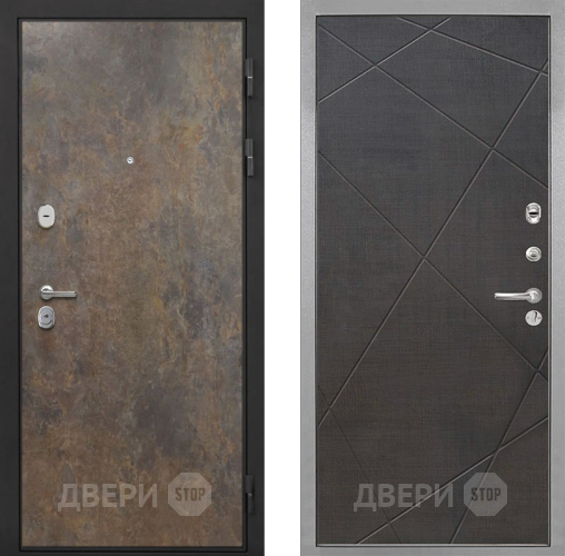 Входная металлическая Дверь Интекрон (INTECRON) Гектор Гранж Лучи-М Венге распил кофе в Пушкино