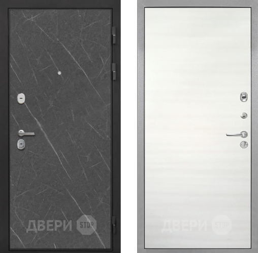 Дверь Интекрон (INTECRON) Гектор Гранит Лава Оникс Гладкая Дуб сильвер поперечный в Пушкино