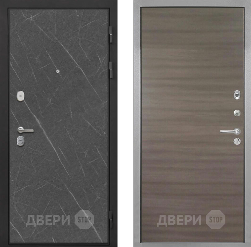 Входная металлическая Дверь Интекрон (INTECRON) Гектор Гранит Лава Оникс Гладкая Дуб тоскано поперечный в Пушкино