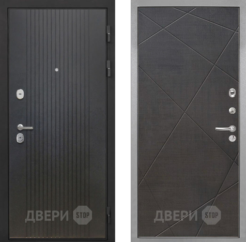 Входная металлическая Дверь Интекрон (INTECRON) Гектор ФЛ-295 Лучи-М Венге распил кофе в Пушкино