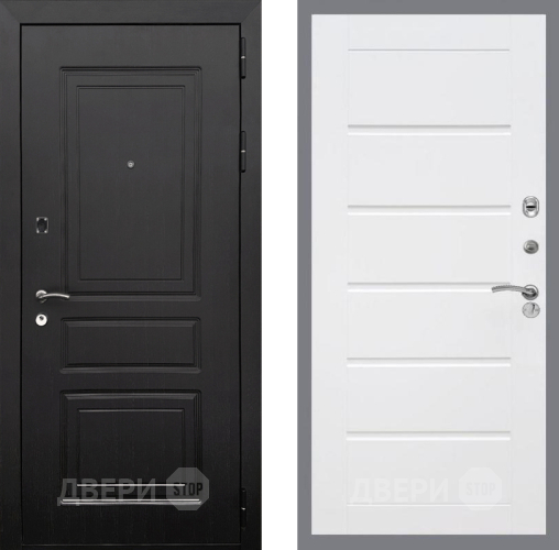 Входная металлическая Дверь Рекс (REX) 6 Венге Сити Белый ясень в Пушкино